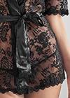 Alternate View Lace Robe And G-String Set