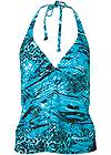 Ghost with background  view Halter Tankini Set