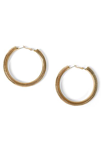 Oversized Gold Hoop Earrings