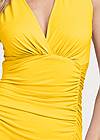 Detail front view Ruched Bodycon Dress
