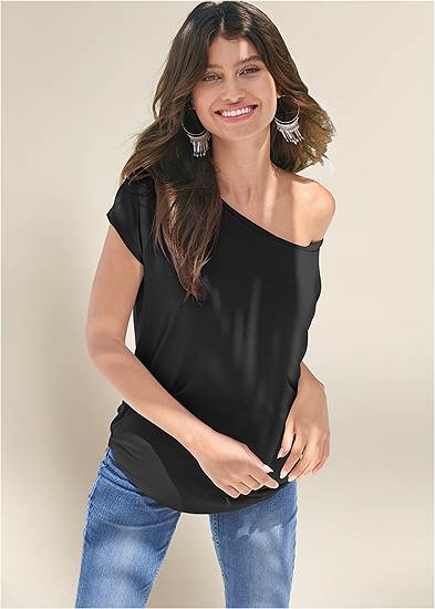 Casual Tee, Any 2 Tops For $39