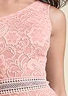 Alternate View One-Shoulder Lace Dress