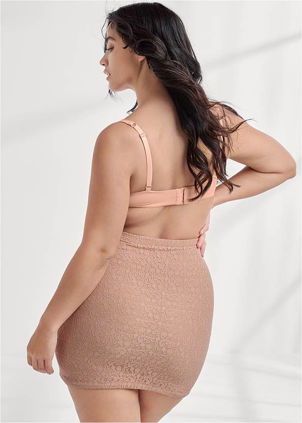 Back View Lace Smoothing Skirt