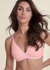 Front View Pearl By Venus® Wireless Lace Trim Bra, Any 2 For $75