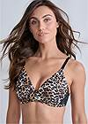 Front View Pearl By Venus® Wireless Lace Trim Bra, Any 2 For $75