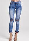 Waist down front view Americana Jeans