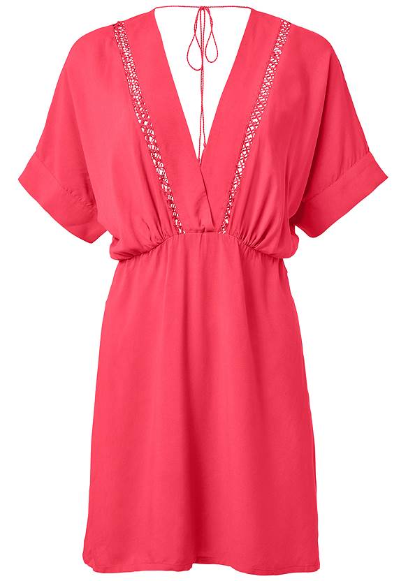 Ghost with background  view V-Neck Cover-Up Dress