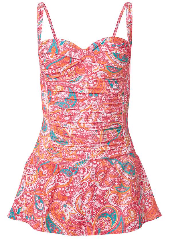 Alternate View Slimming Skirted One-Piece
