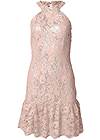 Alternate View Sequin Lace Ruffle Dress