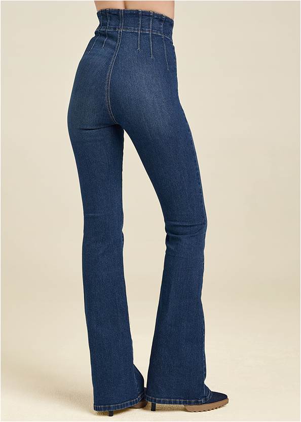 Alternate View Pintuck Semi-Flare Jeans