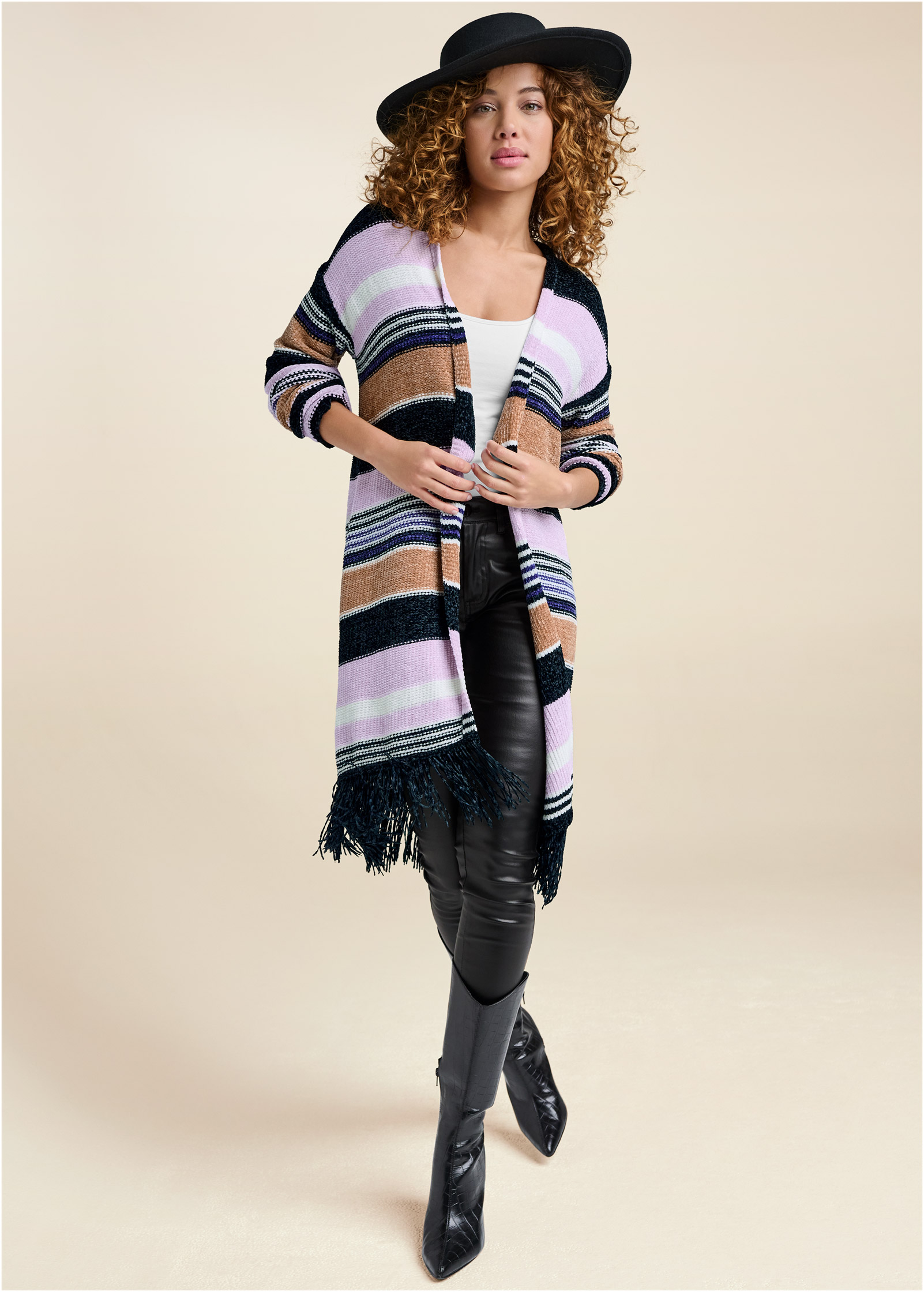 Chenille hotsell duster cardigan