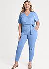 Full Front View Flutter Sleeve Jumpsuit