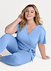 Cropped Front View Flutter Sleeve Jumpsuit