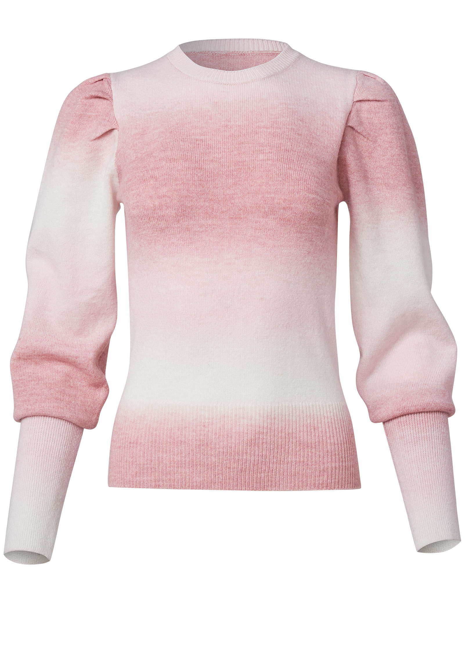 White balloon sleeve outlet sweater