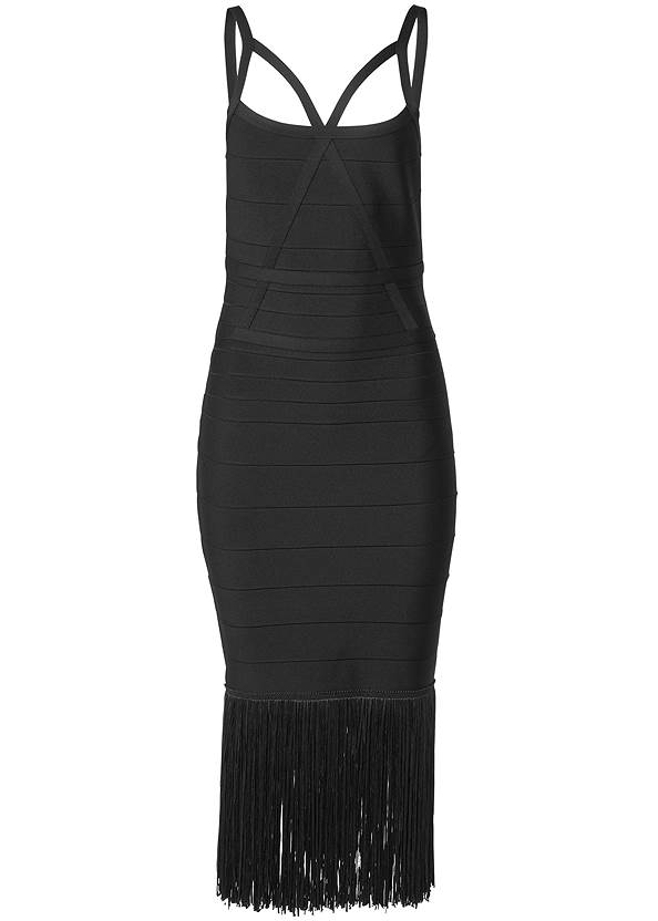 Ghost with background  view Fringe Bandage Dress