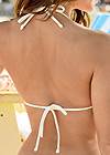 Detail back view Triangle String Bikini Top