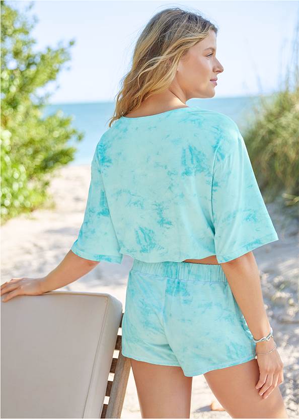 Full back view Short Sleeve Cover-Up