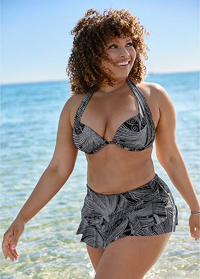 Plus Size Marilyn Push-Up Halter Top