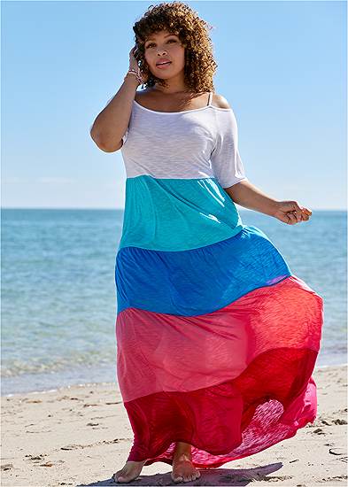 Plus Size Ava Maxi Cover-Up