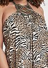 Alternate View Abstract Animal Print Jumpsuit