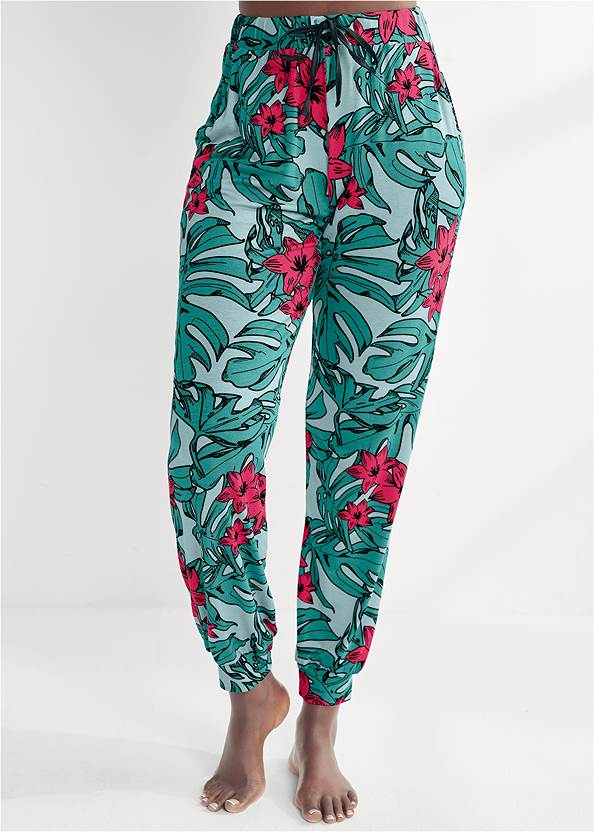Waist down front view Pajama Joggers