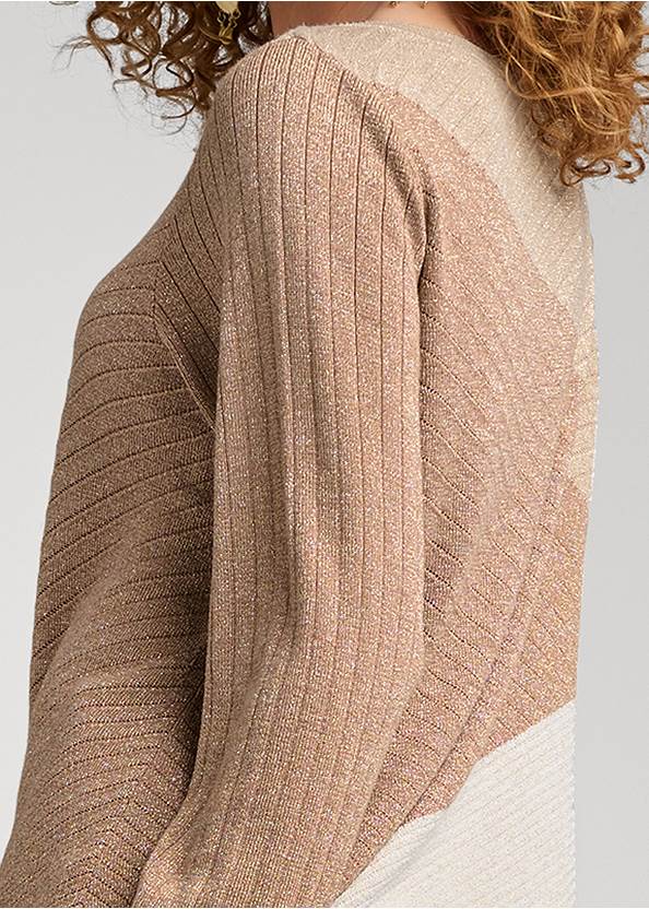 Alternate View Lurex Colorblock Sweater