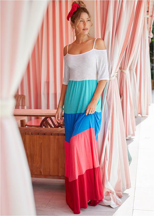 Full front view Ava Maxi Cover-Up