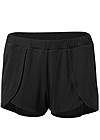 Ghost with background  view Flyaway Sleep Shorts