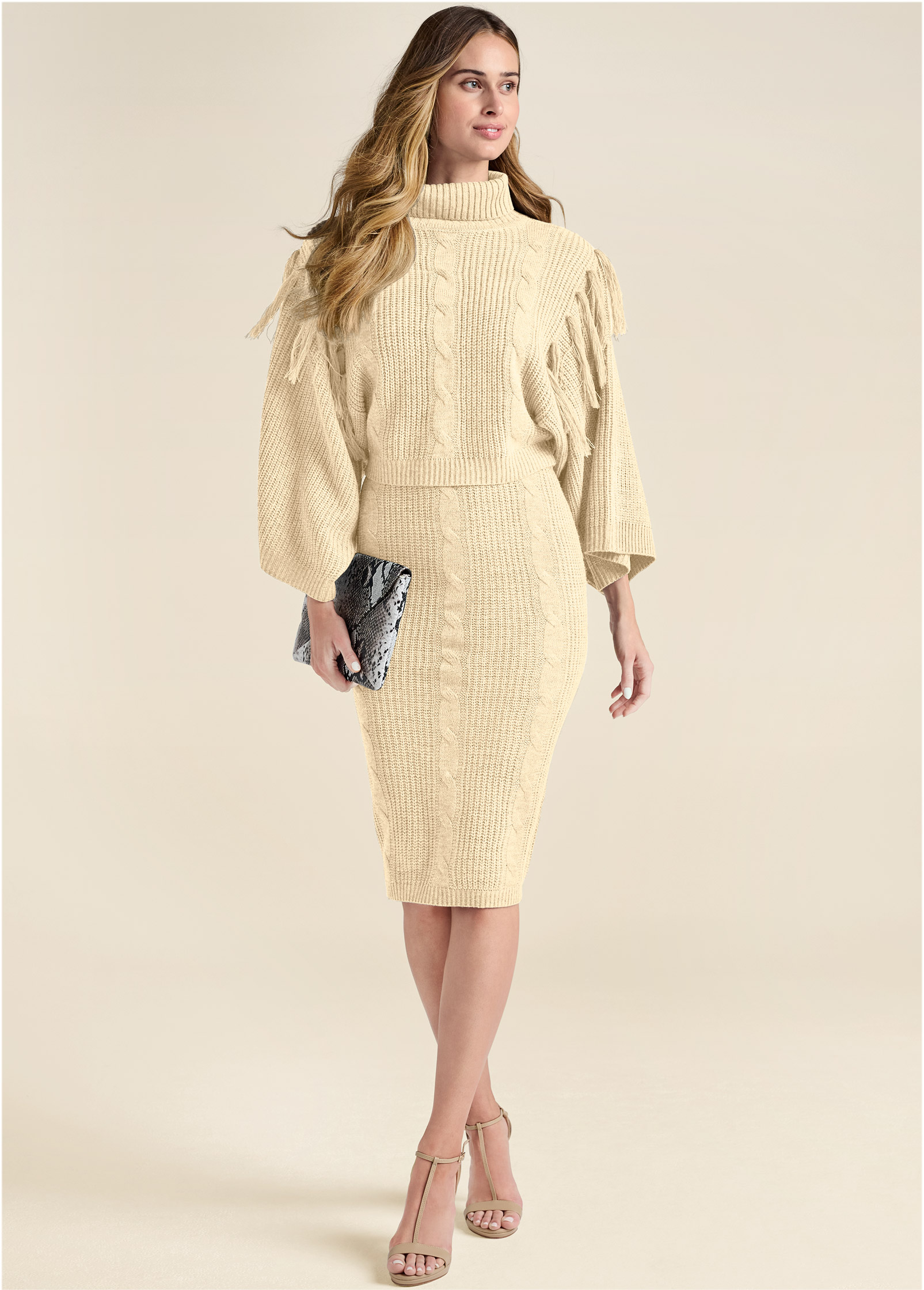 Two piece 2025 sweater dress