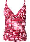 Ghost with background  view Twist Underwire Tankini Top