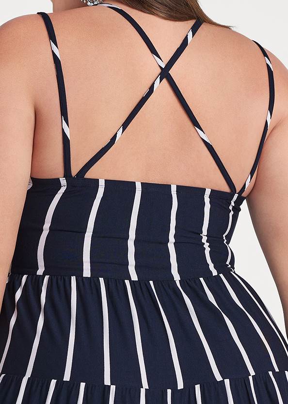 Alternate View Striped Mini Dress