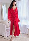 Cropped front view Long Sleeve Maxi Robe