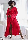 Full Front View Long Sleeve Maxi Robe