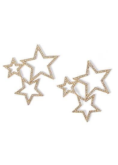 Clustered Star Earrings