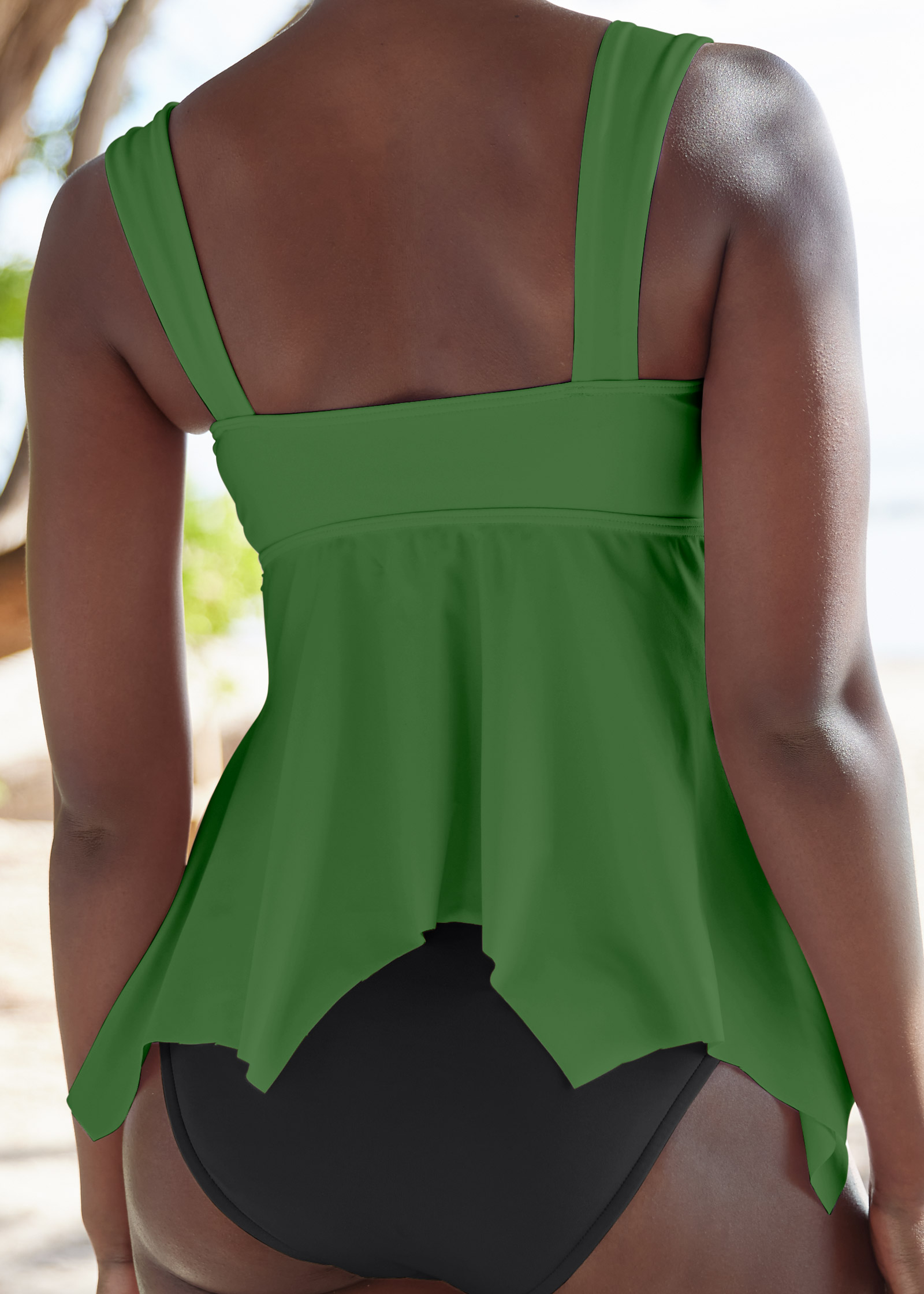 sharkbite hem tankini top