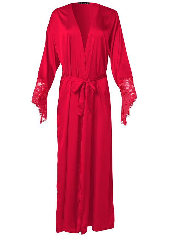 Ghost with background  view Long Sleeve Maxi Robe