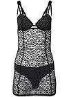Ghost with background  view Leopard Lace Chemise