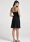 Full back view Strappy Detail A-Line Dress, Any 2 For $49