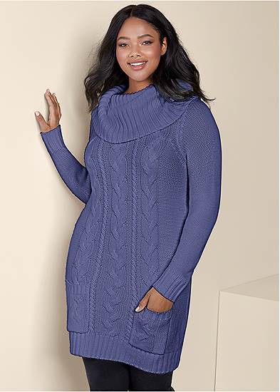 Plus Size Cozy Sweater Dress