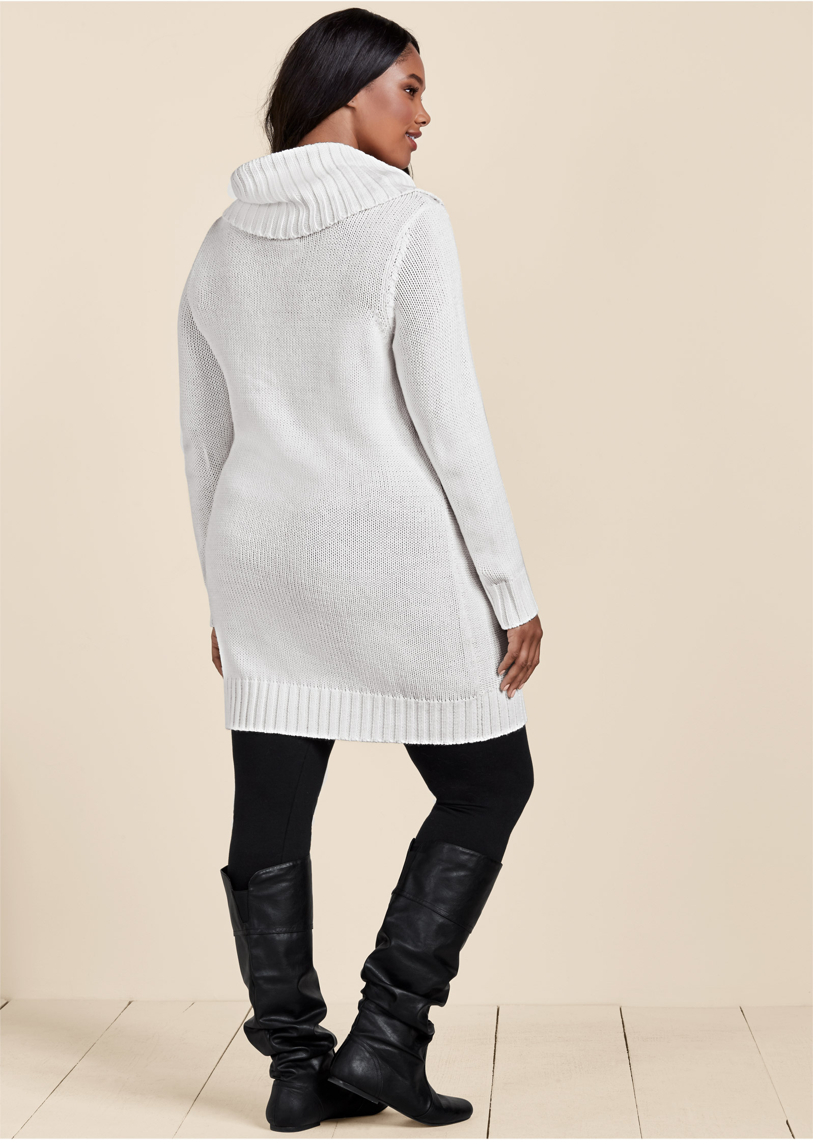 Venus white outlet sweater dress