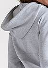 Detail back view Hooded Cutout Sweatshirt