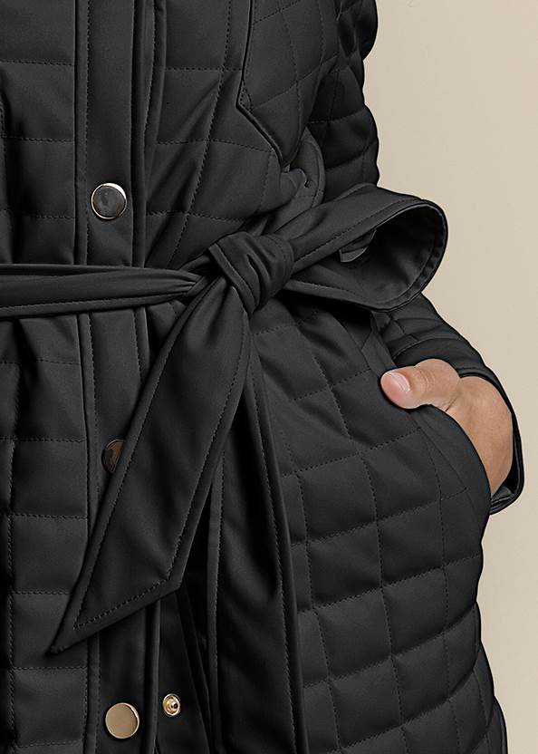 Burberry - Brit Quilted Short Jacket Black S