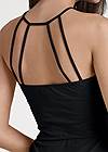 Detail back view Strappy Detail A-Line Dress, Any 2 For $49