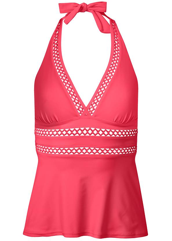 Alternate View Fit And Flare Tankini Top