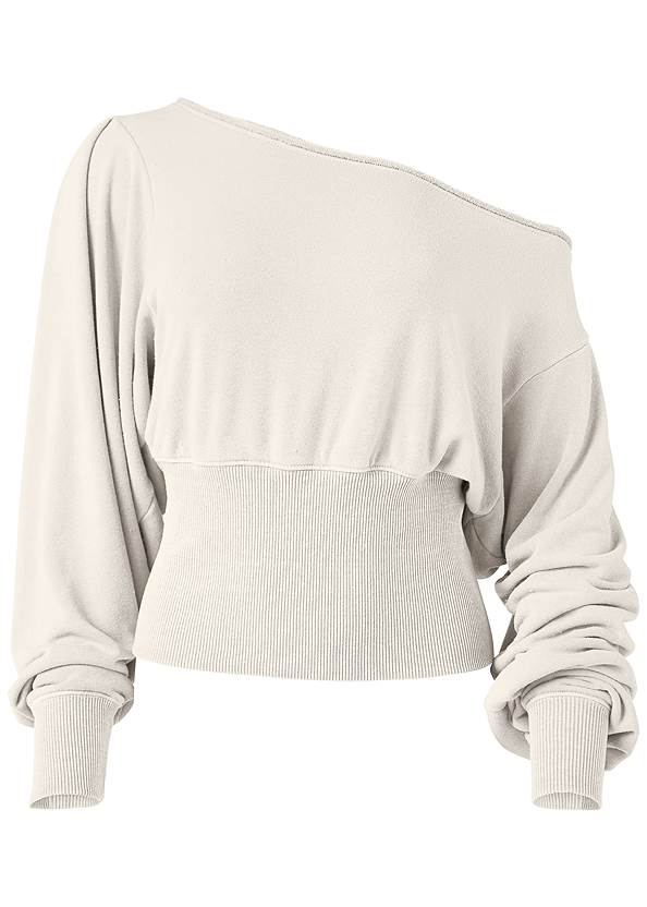 Alternate View Off-Shoulder Sweatshirt