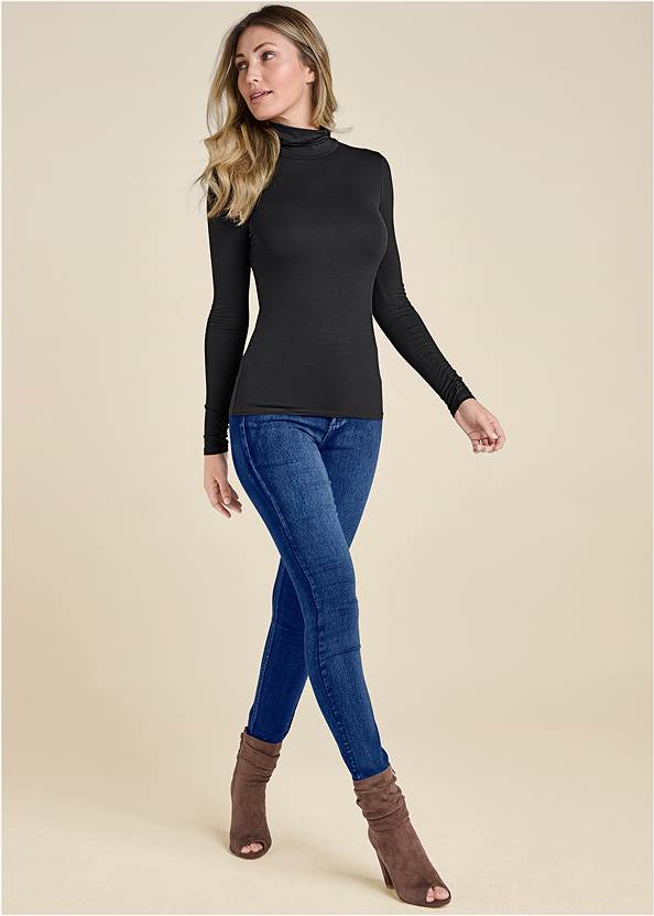 Full back view Back Cutout Casual Top
