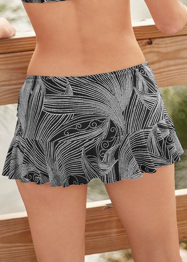 Alternate View Ruffle Swim Skirt