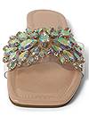 Shoe series front view Rhinestone Sandals
