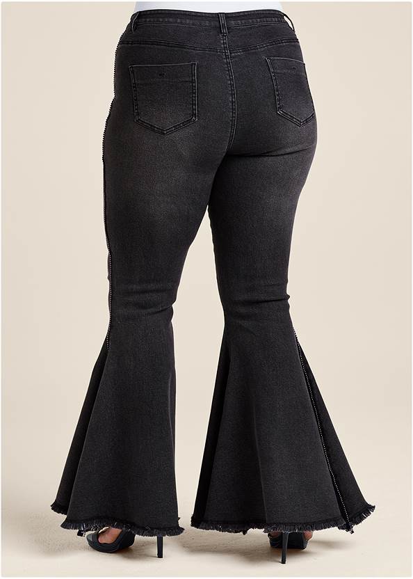 Back View Extreme Flare Jeans