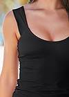 Detail front view Scoop Neck Tankini Top